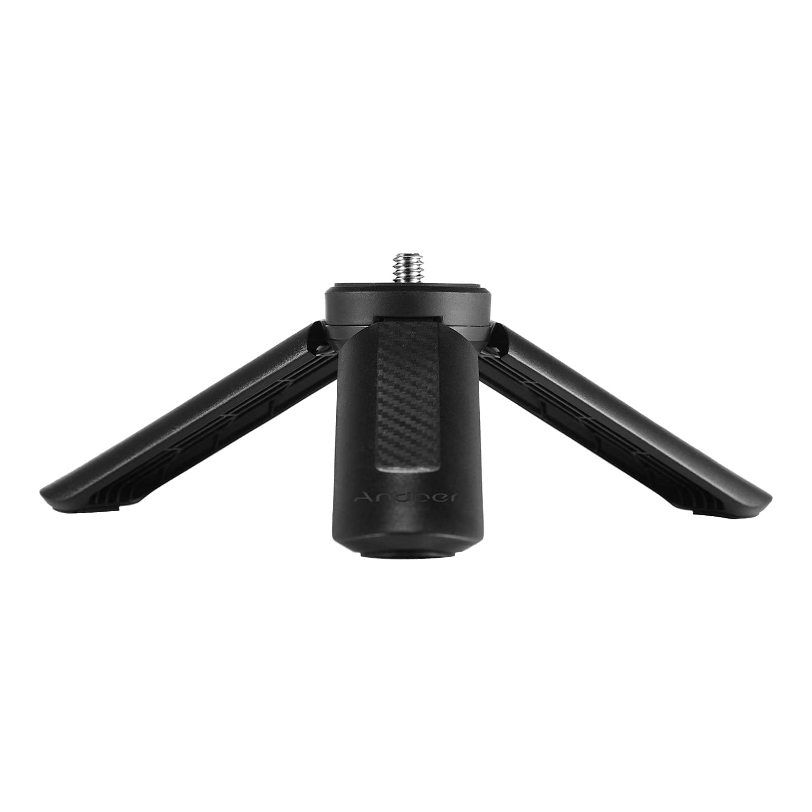 MT-05 Mini Desk Tripod Stand with 1/4 Inch Screw - Universal Phone Camera Tripod for Smartphones, DSLR Cameras & Action Cameras - Perfect for Vlogging, Live Streaming, Selfies & Video Recording