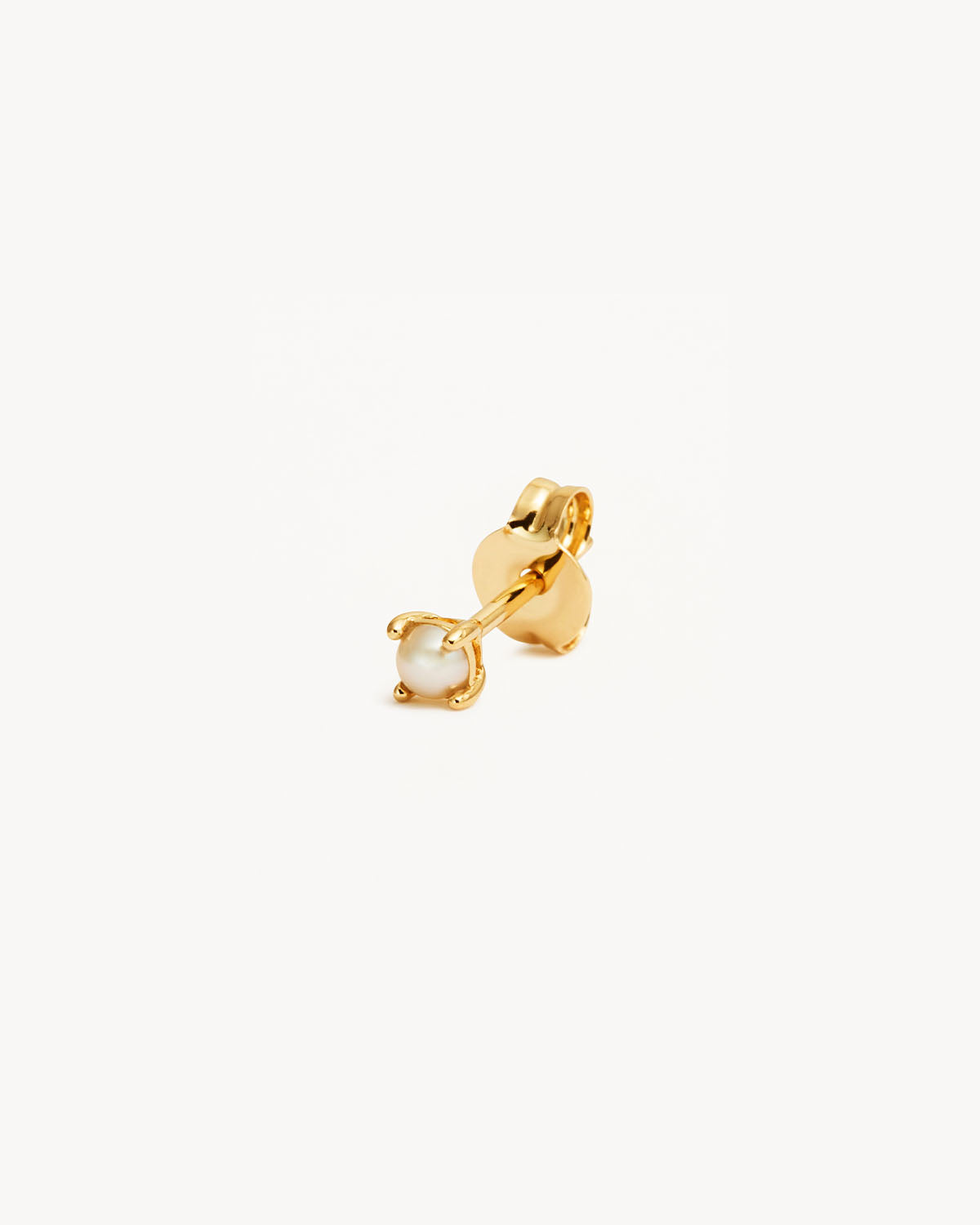 14K Solid Gold Serene Pearl Stud Earrings for Women - Classic Elegant Jewelry Gift for Wedding, Anniversary & Everyday Wear