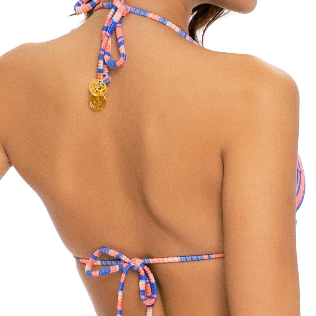 Luli Fama Play TIME Bandeau Top - Women's Sexy Swimwear Bikini Top for Beach, Pool & Summer Vacations