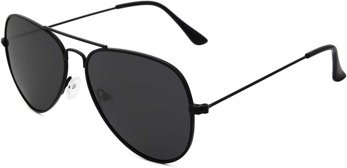 Livho Polarized Aviator Sunglasses for Men & Women - UV 400 Protection Metal Mirror Lens - Perfect for Driving, Beach & Outdoor Activities