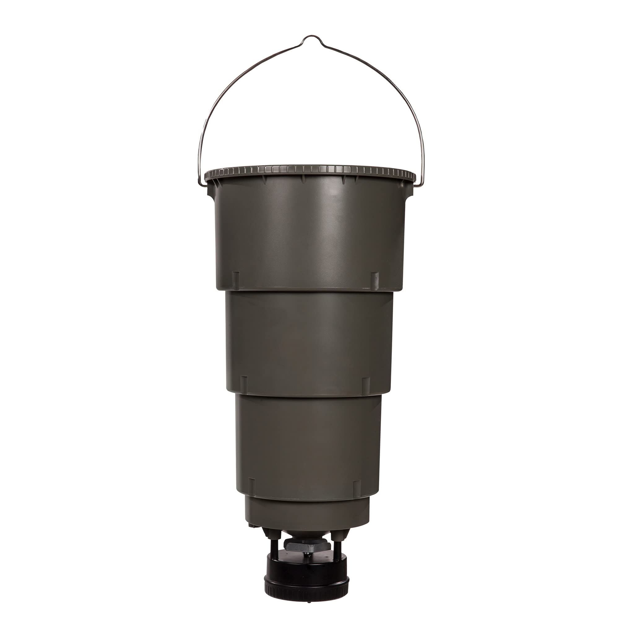 Moultrie All-In-One Hanging Deer Feeder - 5 Gallon Collapsible Bucket with Digital Timer - Perfect for Hunting, Wildlife Observation & Outdoor Feeding Stations