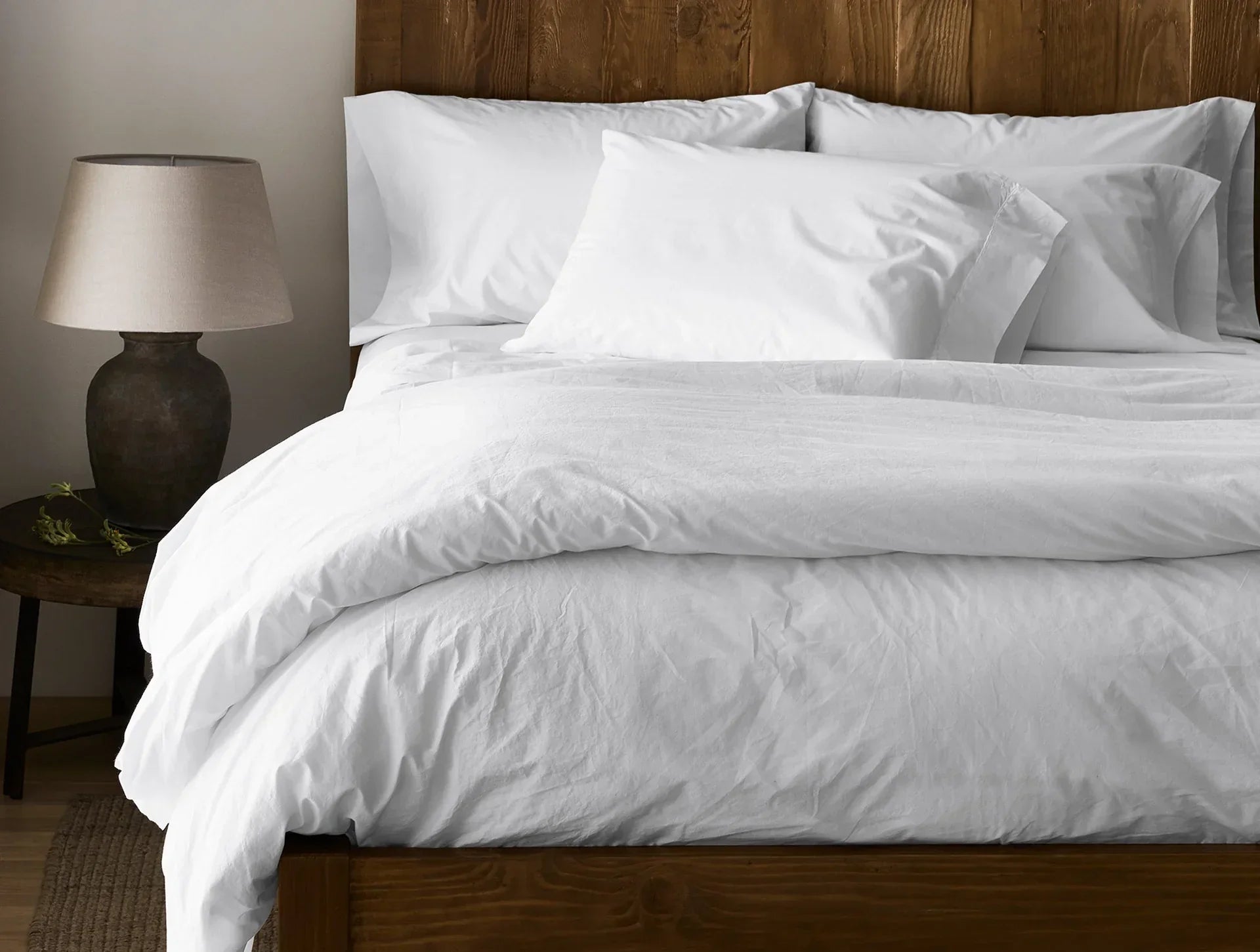Premium Organic Percale Duvet Cover Set - 100% Cotton Breathable Bedding for All Seasons | Perfect for Master Bedroom, Guest Room & Luxury Hotels