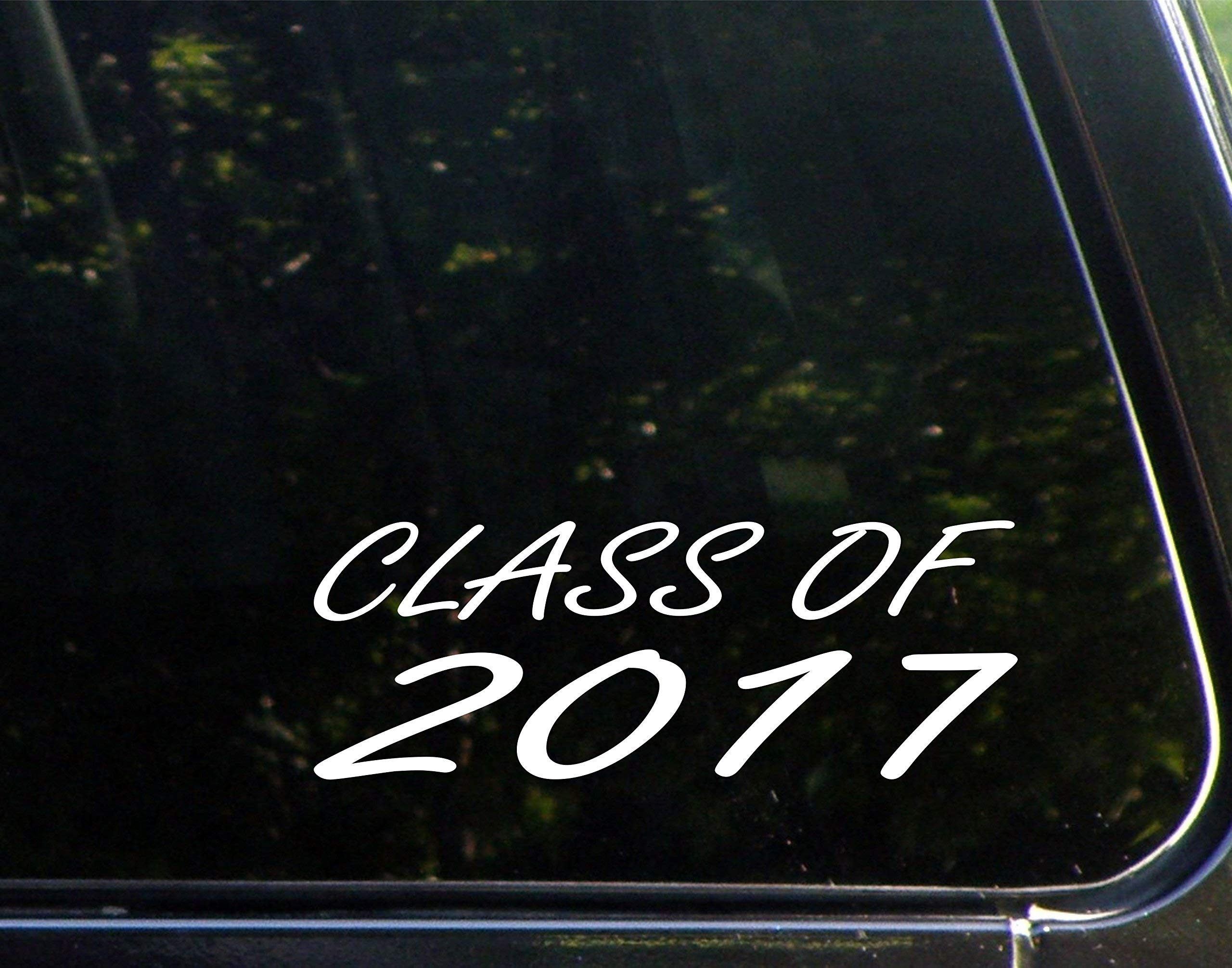 Class of 2017 Die Cut Decal Bumper Sticker - 8