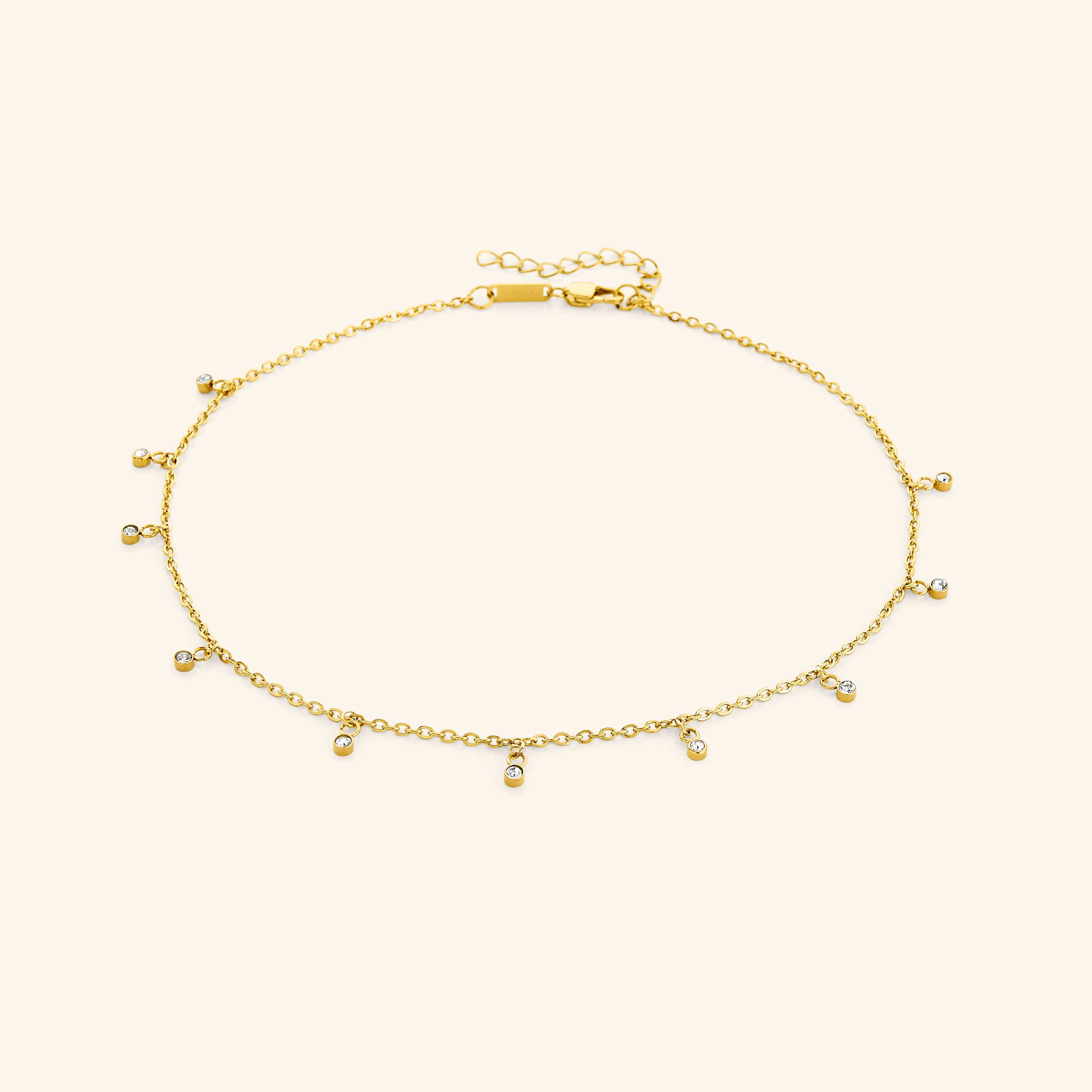 Elegant Bezel Choker Necklace for Women - Dainty Gold & Silver Layering Jewelry - Perfect for Parties, Weddings & Everyday Wear