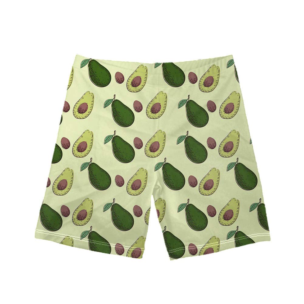 UNICEU Boys Swim Shorts with Cartoon Shark & Dolphin Print - Quick-Dry Boardshorts for Swimming, Beach & Pool - Ages 5-14 Years - Perfect for Summer Vacation & Water Activities
