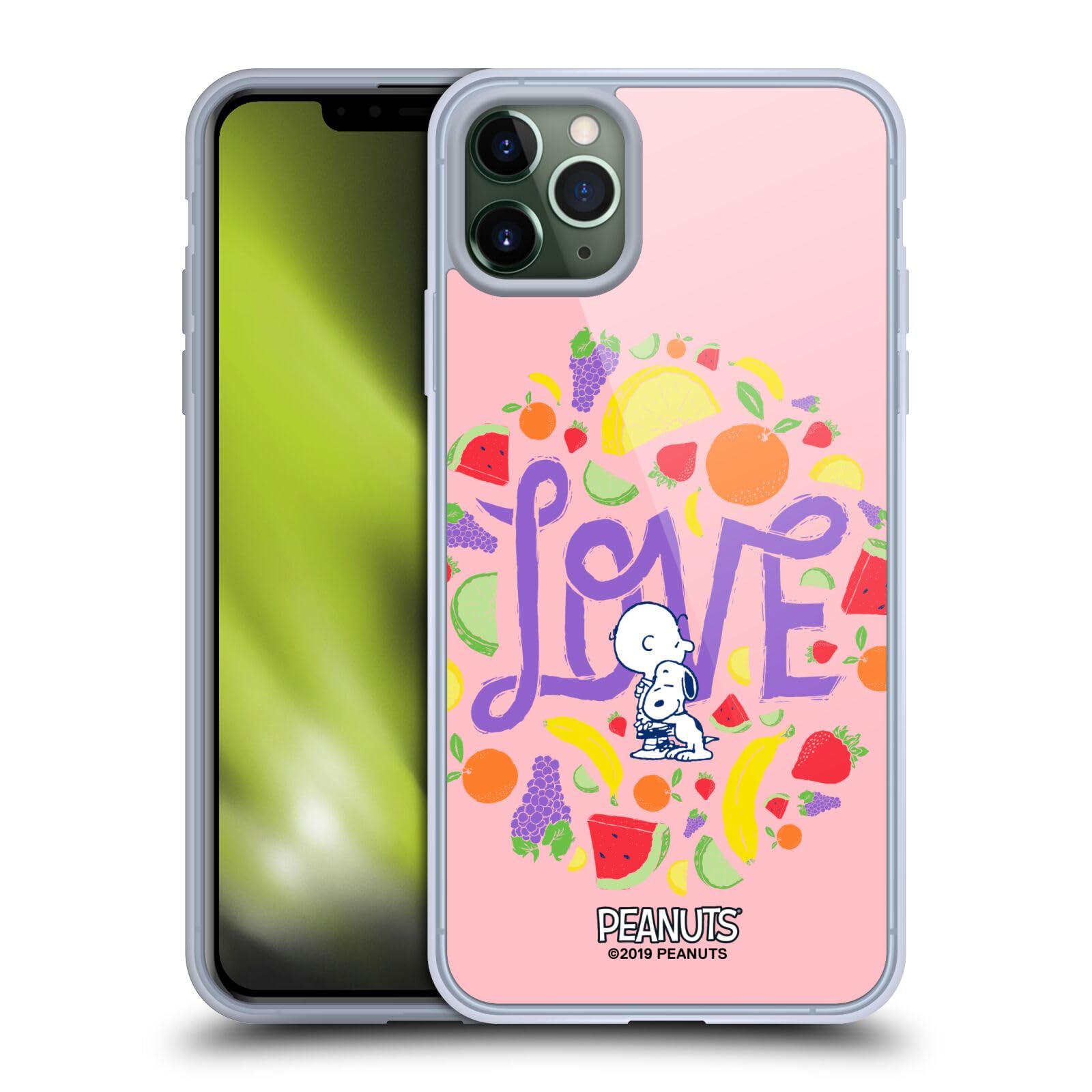 Officially Licensed Peanuts Charlie Brown & Snoopy Soft Gel Phone Case for Apple iPhone 11 Pro Max - Cute Cartoon Design, Shock-Absorbent Protection | Perfect Gift for Fans, Daily Use & School Accessories