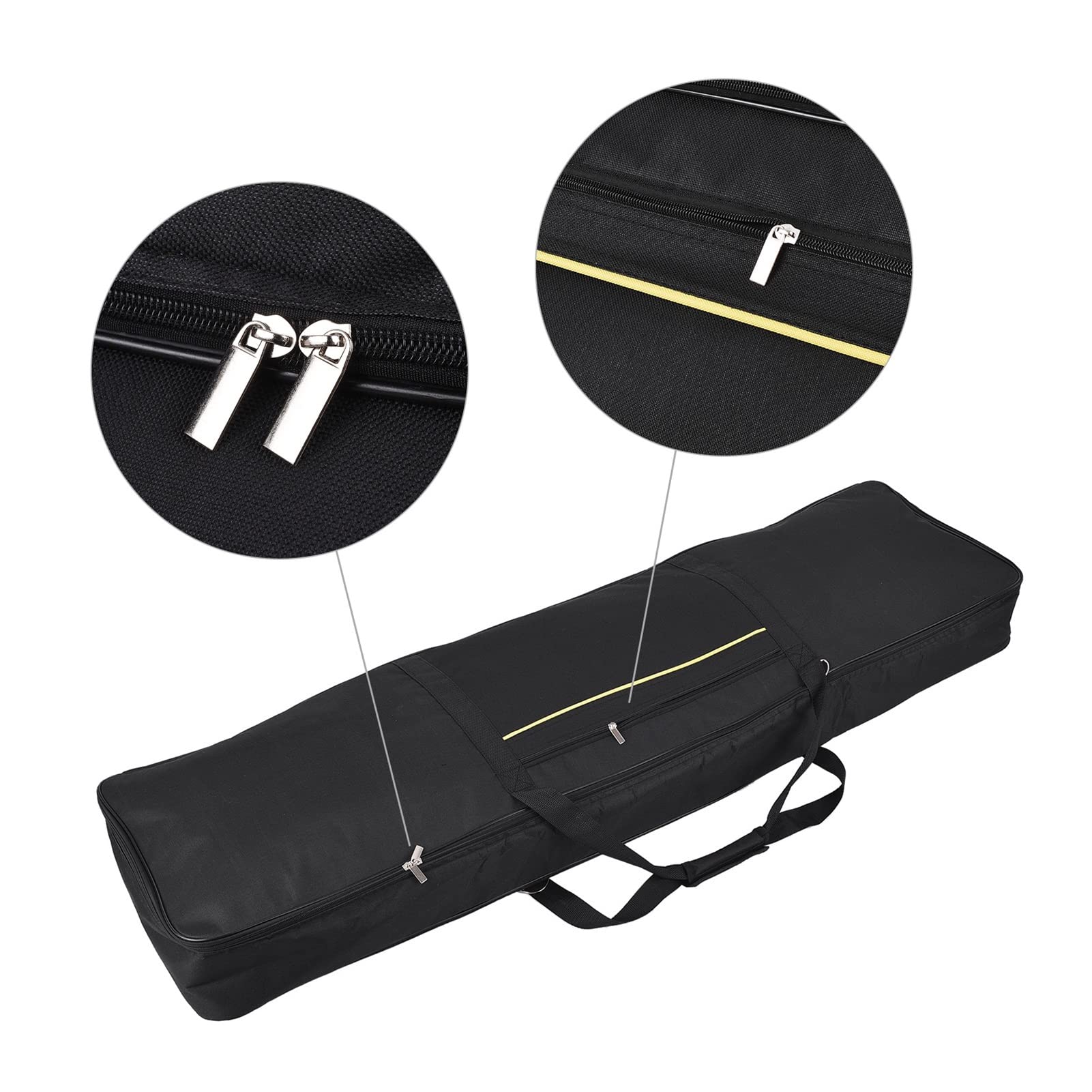 VSOLS 88-Key Portable Electric Piano Keyboard with Padded Oxford Cloth Gig Bag - Black | Professional Digital Piano for Home, Studio & Travel Use