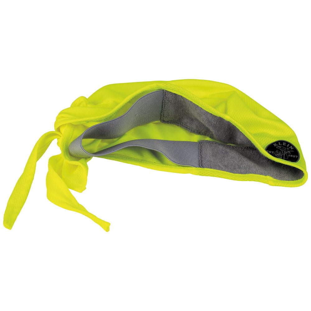 KLEIN TOOLS Cooling Towels - High-Visibility Yellow for Sports & Outdoors