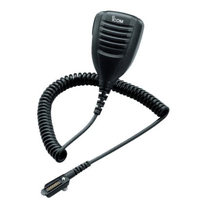 Icom HM184H Speaker Microphone - High-Quality Handheld Mic for Two-Way Radios | Perfect for Marine, Aviation & Emergency Communication