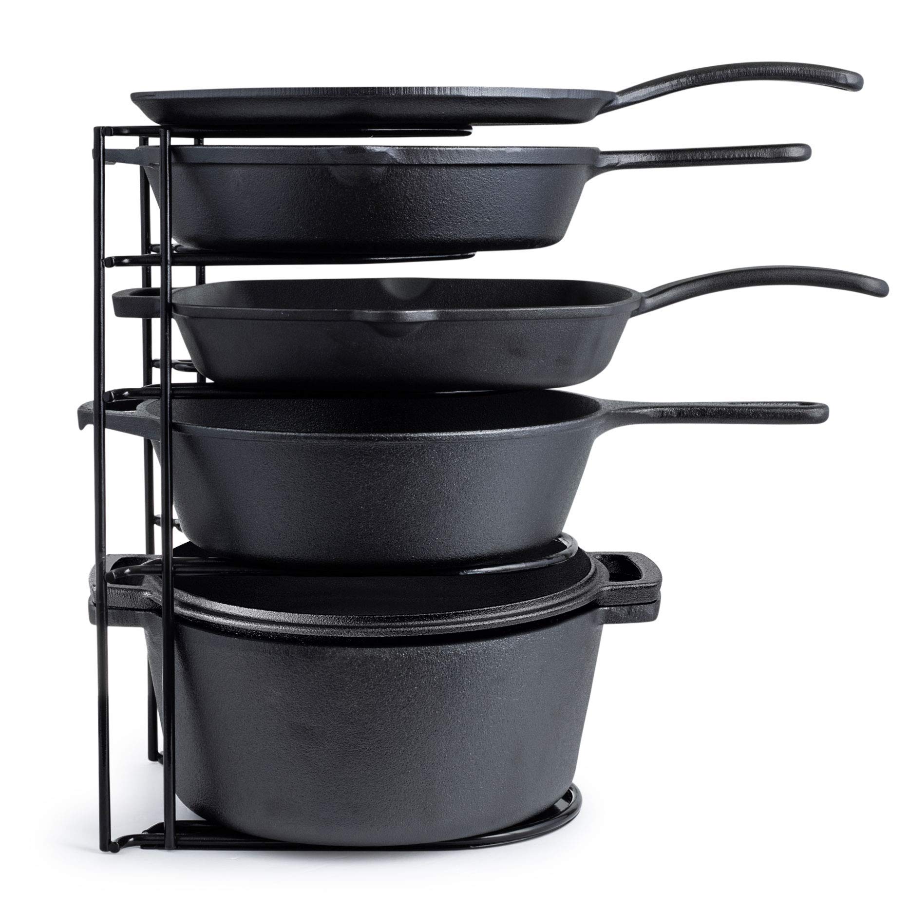 Cuisinel Heavy Duty 5-Tier Pan Organizer Rack with 10.5
