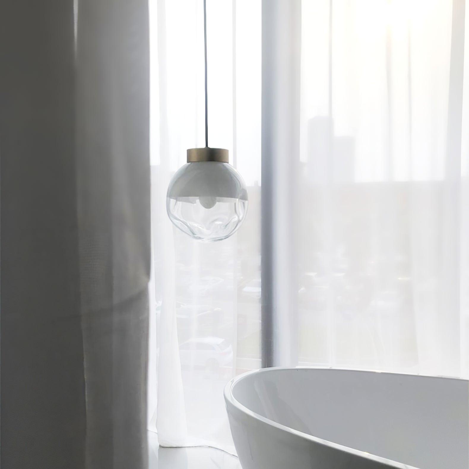 Ecar Pendant Lamp - Modern Hanging Light Fixture for Living Room, Bedroom & Kitchen - Energy Efficient LED Ceiling Light with Adjustable Height