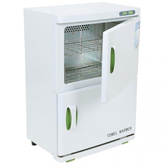 46L Large Capacity Hot Towel Warmer Cabinet with UV Sterilizer - Fast Heating, Energy Efficient - Perfect for Spas, Salons, and Home Luxury Bathrooms