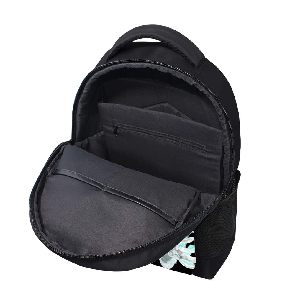 Stylish Unisex School Backpack for Men & Women - Durable Polyester Mesh Laptop Bag with Summer Print Design - Perfect for College, Travel & Daily Commute