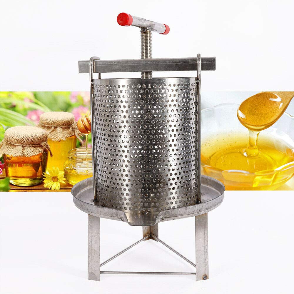 Stainless Steel Honey Press Extractor for Beekeeping & Juice Making