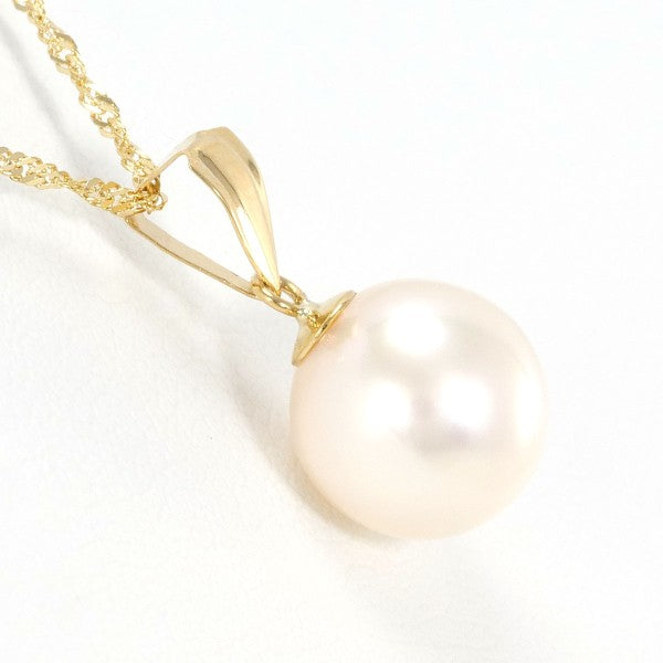 18K Yellow Gold Pearl Necklace for Women - Elegant Bridal Jewelry, Wedding Gift & Anniversary Present - Perfect for Formal Events, Date Nights & Special Occasions