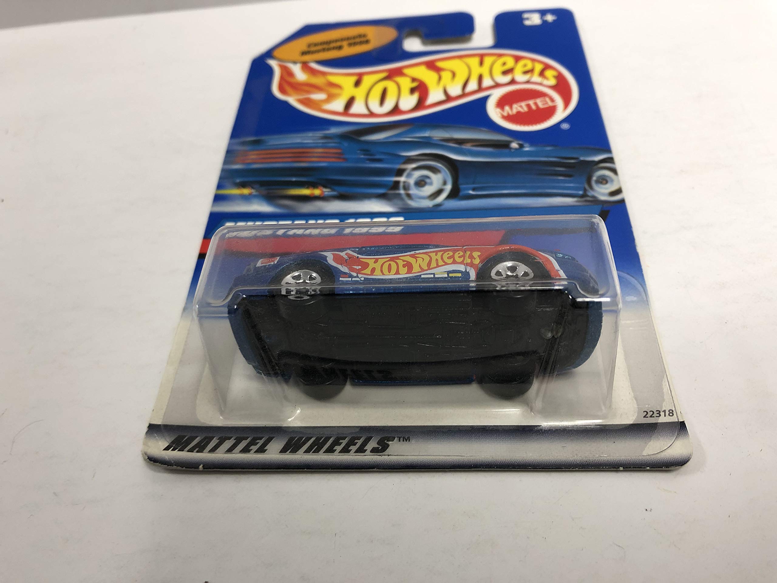1999 MUSTANG Campeonato Hot Wheels 1/64 Scale Diecast Car #22318 - Mexico Exclusive Collectible for Racing Fans & Model Car Enthusiasts