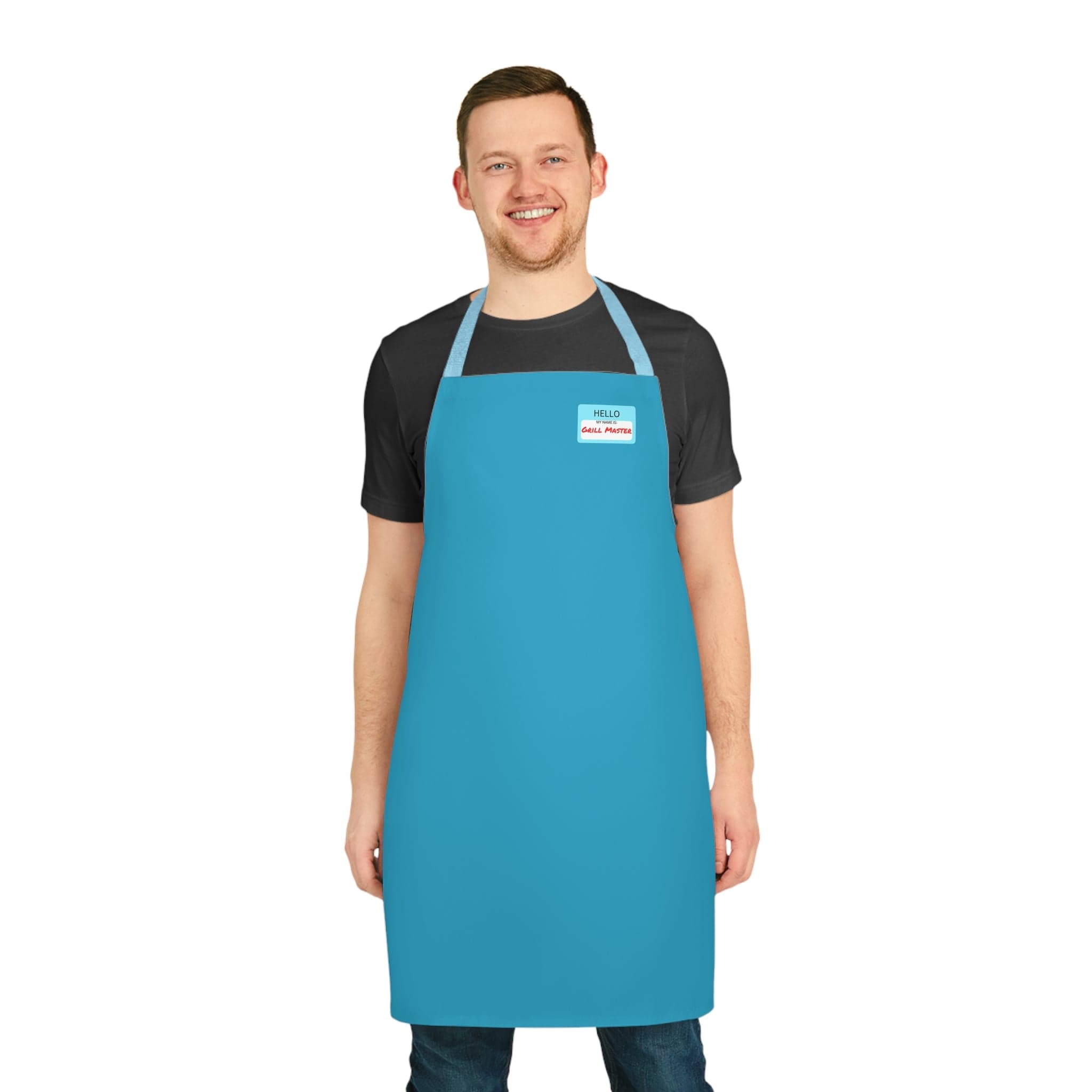 Grill Master BBQ Apron for Men - Heavy Duty Cooking Apron with Adjustable Straps & Pockets - Perfect for Grilling, Smoking, Outdoor Cooking & Backyard Parties