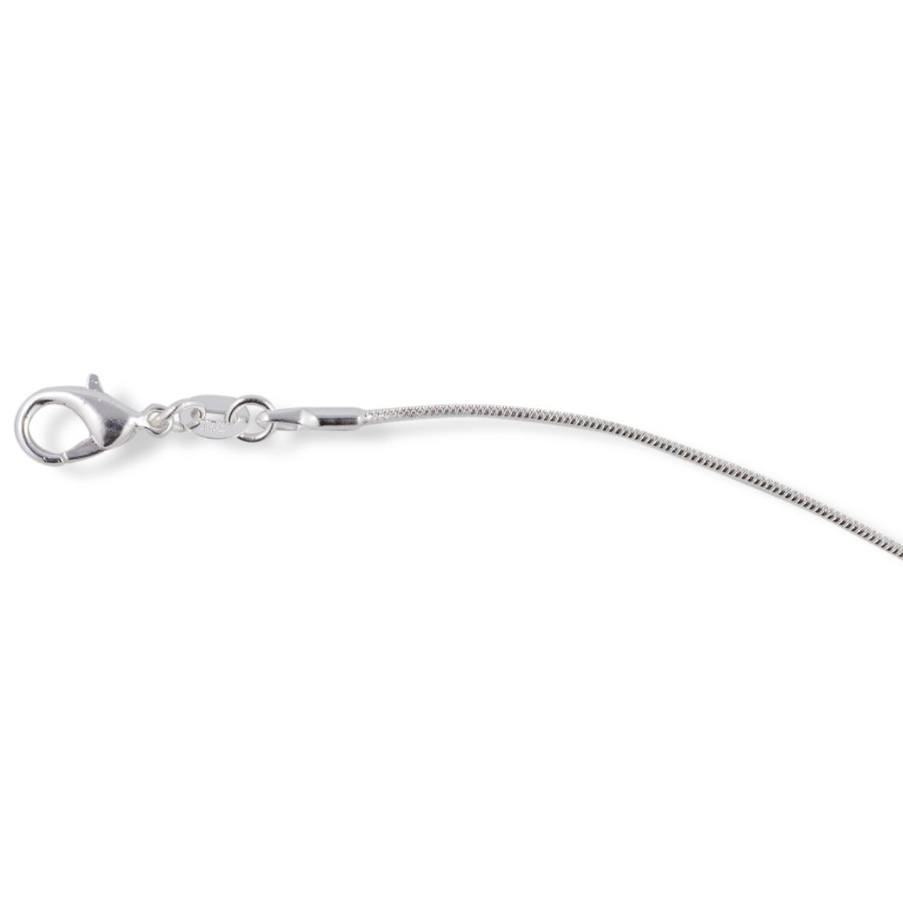 EPJ National Guard Text Charm Snake Chain Necklace - Military Appreciation Gift for Soldiers, Veterans & Supporters - Perfect for Everyday Wear, Special Occasions & Patriotic Events