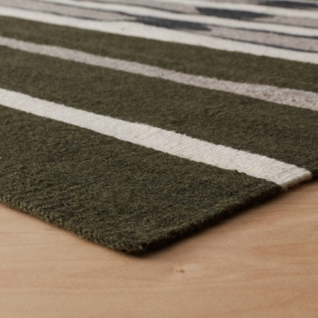 Handwoven Accent Rug - Boho Chic Decorative Throw Rug for Living Room, Bedroom & Nursery - Soft Woven Cotton Floor Mat for Home Decor