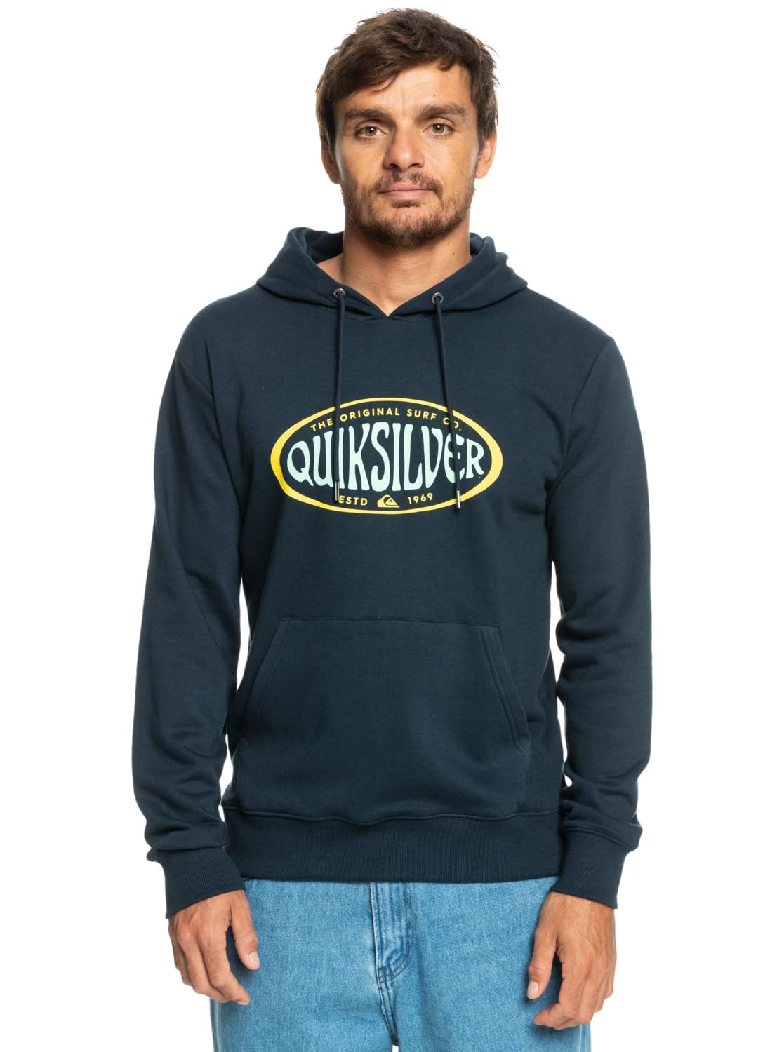 Quiksilver Men's In Circles Hoodie - Stylish & Comfortable Pullover for Casual Wear, Outdoor Activities & Street Fashion