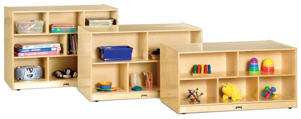 Jonti Craft® Super Sized Double Sided Play Kitchen Island - Pretend Play Cooking Center for Kids, Durable Wooden Playhouse with Sink & Stove - Perfect for Daycare, Preschool & Home Playroom
