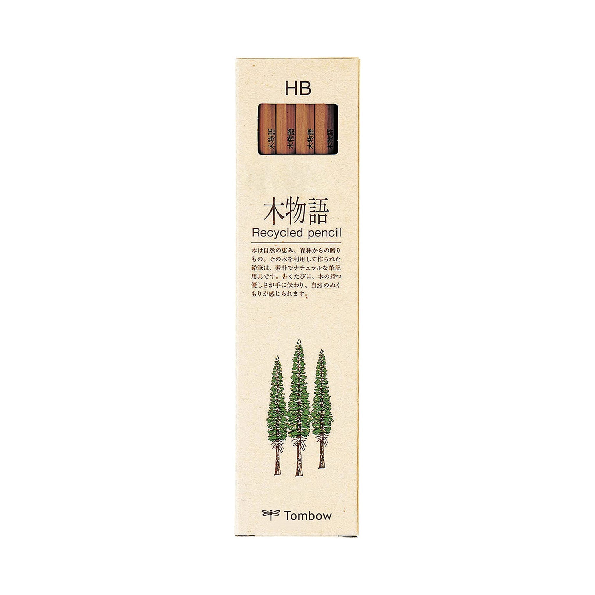 Premium Story of Trees Wooden Pencils - 12 Pack (1 Dozen) by Tombow - Perfect for School, Office & Art Projects