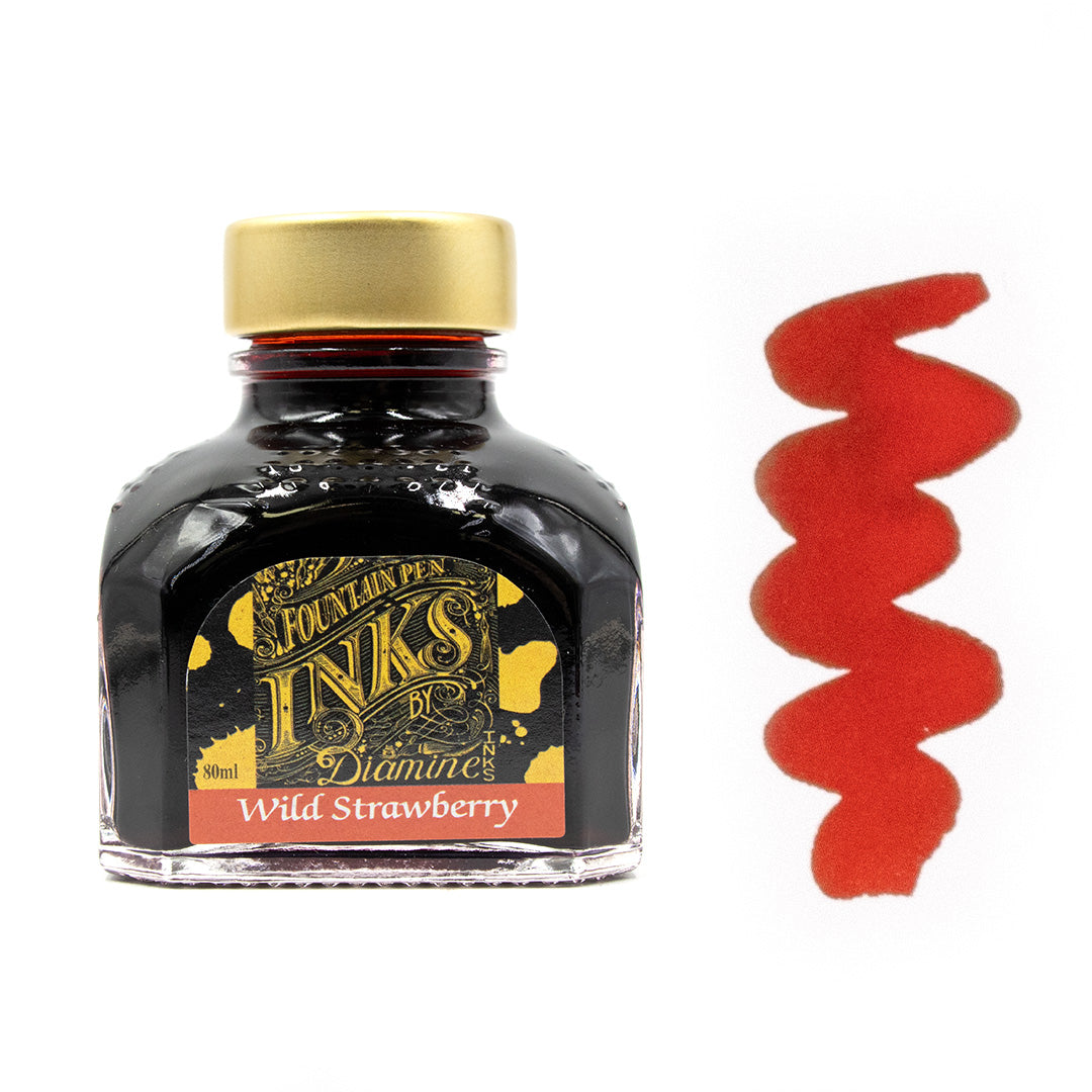 Diamine Fountain Pen Ink 80ml Bottle - Premium Writing Ink for Calligraphy, Journaling & Lettering - Vibrant Colors & Smooth Flow - Perfect for Fountain Pens, Dip Pens & Art Projects