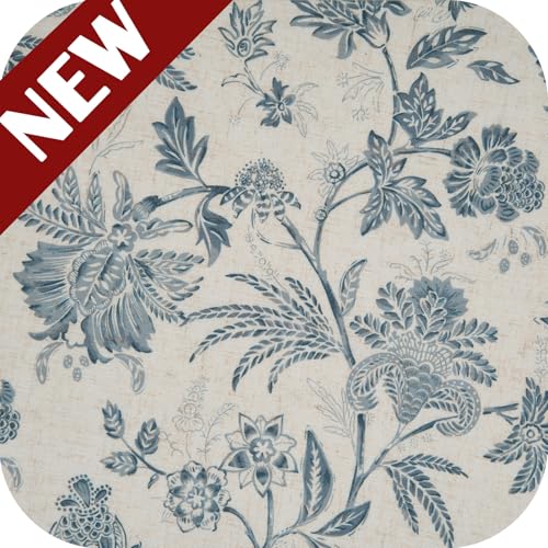 Jacobean | Blue on Beige