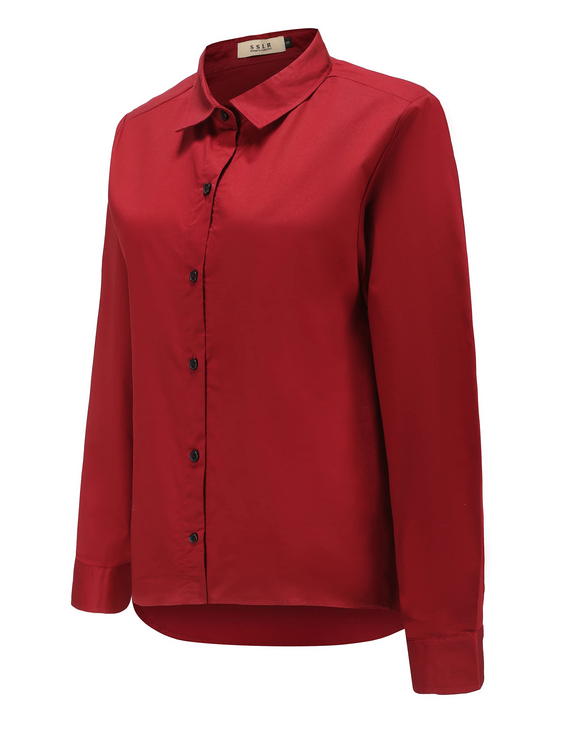 Women's Oversized Button Down Shirts - Long Sleeve Casual Dress Shirts with High Low Hem | Perfect for Work, Date Night & Everyday Wear
