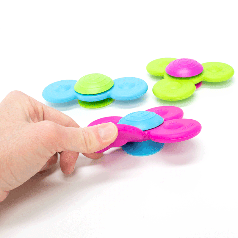 Fat Brain Whirly Squigz - Fun Sensory Fidget Toy for Kids & Adults - Stress Relief & Focus Aid - Perfect for Home, Office & Classroom Use