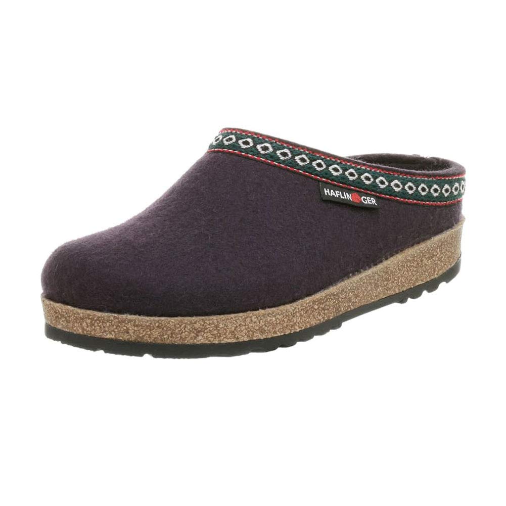 HAFLINGER GZ Unisex Felt Clogs & Mules - Comfortable Wool Slippers for Men & Women - Perfect for Indoor/Outdoor Wear at Home, Office & Garden
