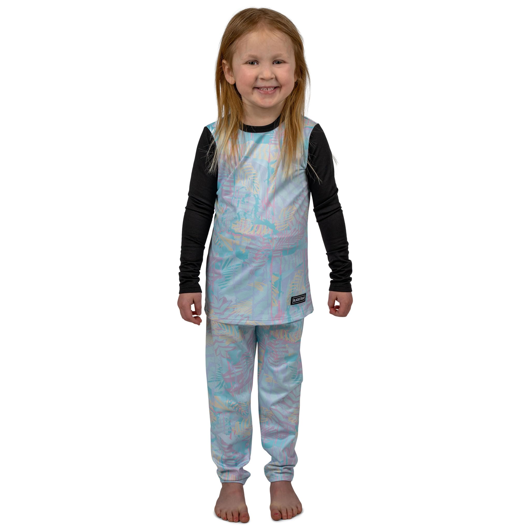 BLACKSTRAP Kids Thermal Base Layer Pants - Warm Winter Underwear for Boys & Girls - Perfect for Skiing, Snowboarding & Outdoor Activities