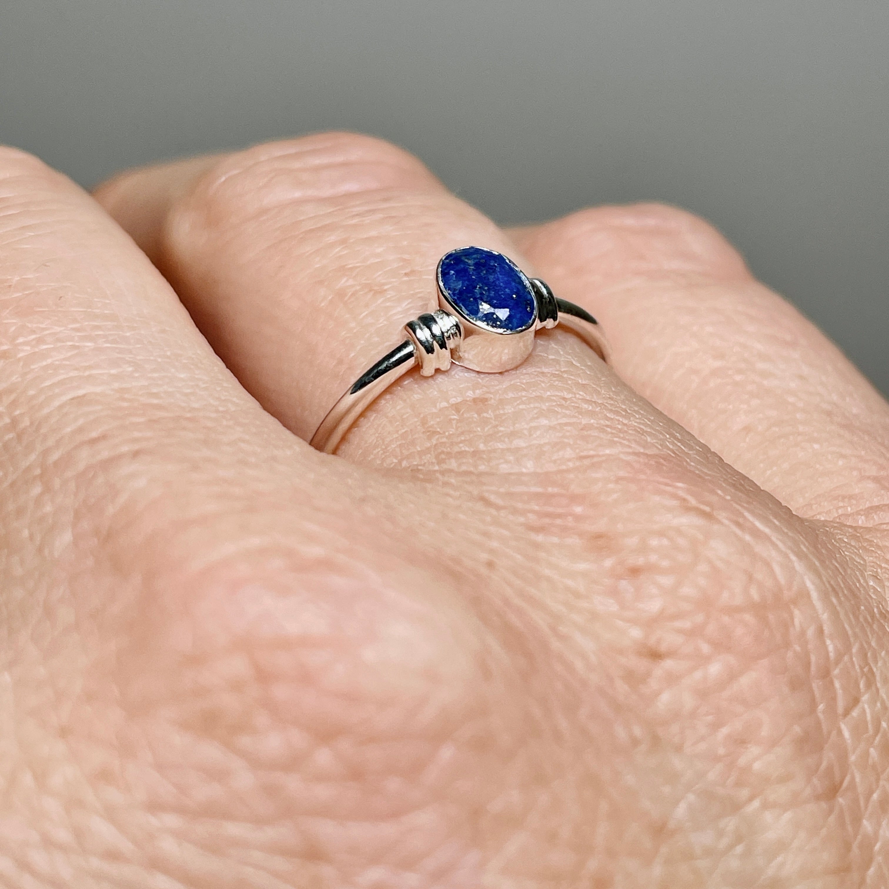 Lapis Lazuli Oval Faceted Gemstone in Sterling Silver Decorative Pendant R4813 - Perfect for Jewelry Making, Gift Giving & Spiritual Healing