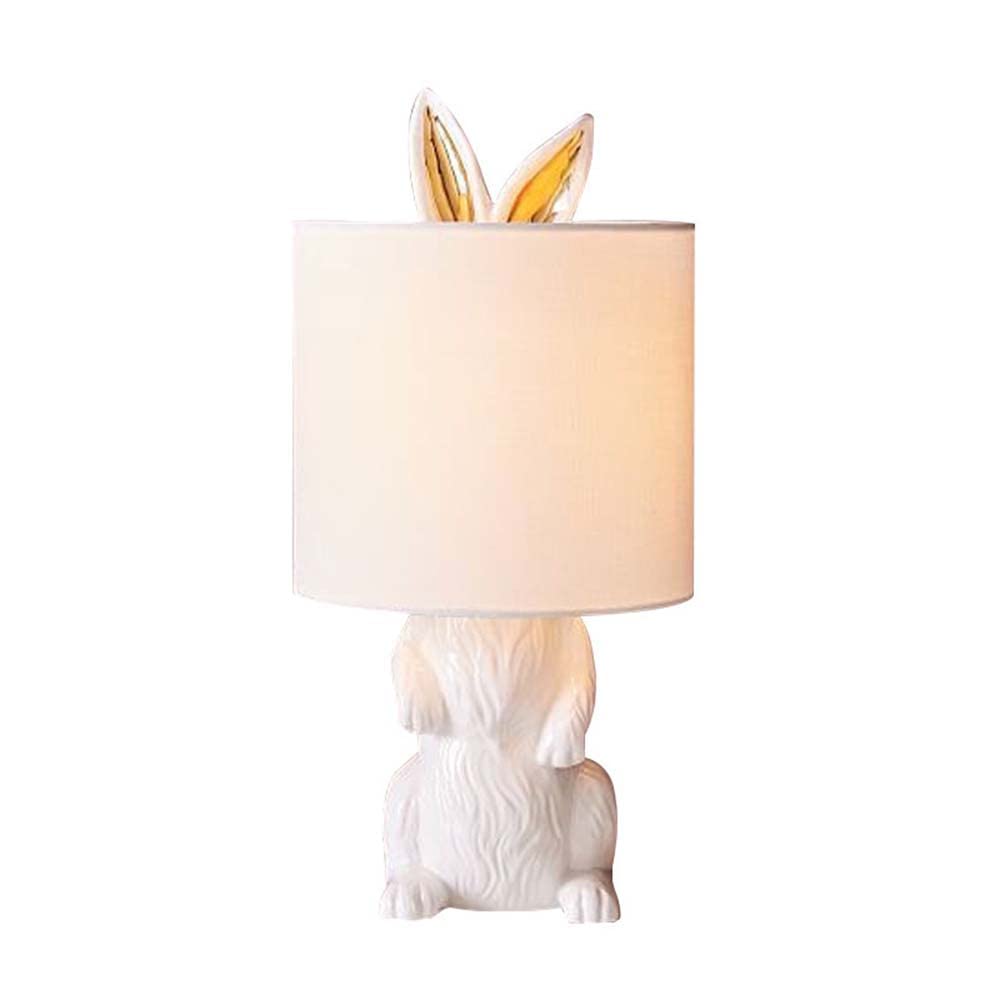 Modern Rabbit Table Lamp - Minimalist Design Desk & Night Light for Bedroom, Study, Office, Kids Room | Perfect for Cozy Reading, Nighttime Comfort & Stylish Home Decor