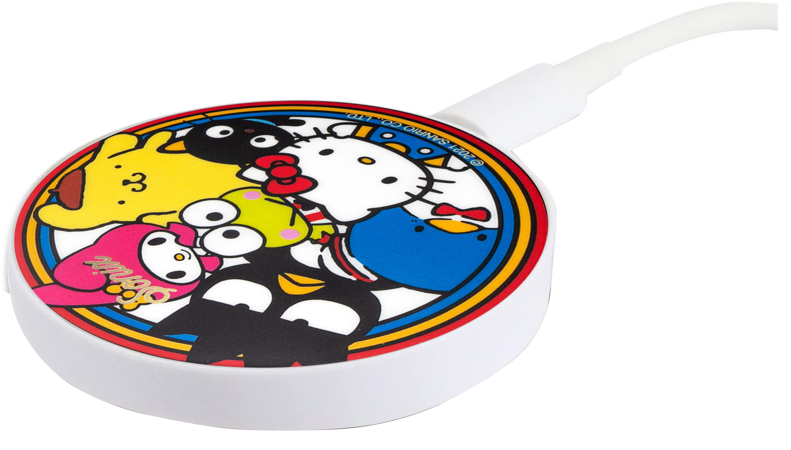 Sanrio Hello Kitty Wireless Charger for iPhone 15/14/13/12 - Fast MagSafe Charging Pad with 6.5ft USB-C Cable | Cute Kawaii Phone Accessories for Home, Office & Travel