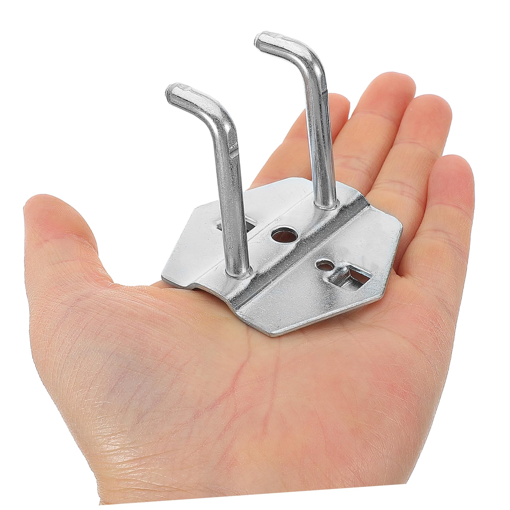 Angoily 5-Pack Metal Storage Hooks - Heavy Duty Wall Hanging Hooks for Home, Garage & Workshop Organization - Perfect for Hanging Tools, Keys, Coats & More
