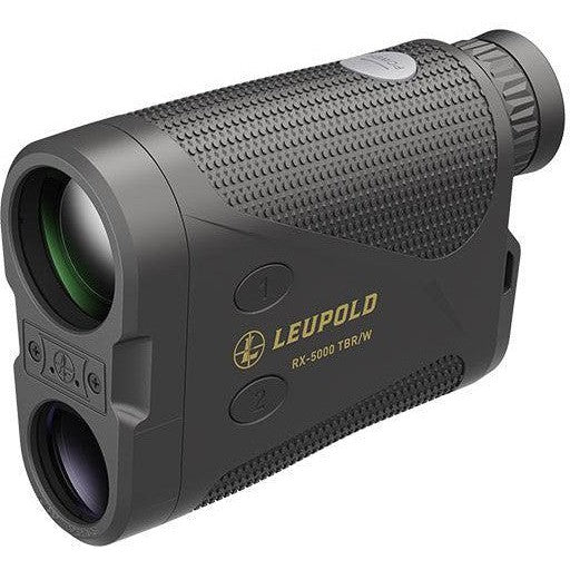 Leupold RX 5000 TBR/W with DNA Laser Rangefinder - Black/Black, Red OLED Display for Hunting, Golf & Outdoor Sports | Long Range Distance Measurement