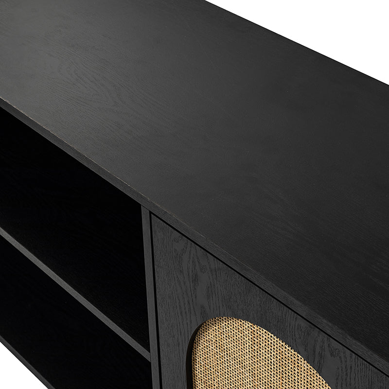 Norbert TV Stand Rattan for TVs up to 65