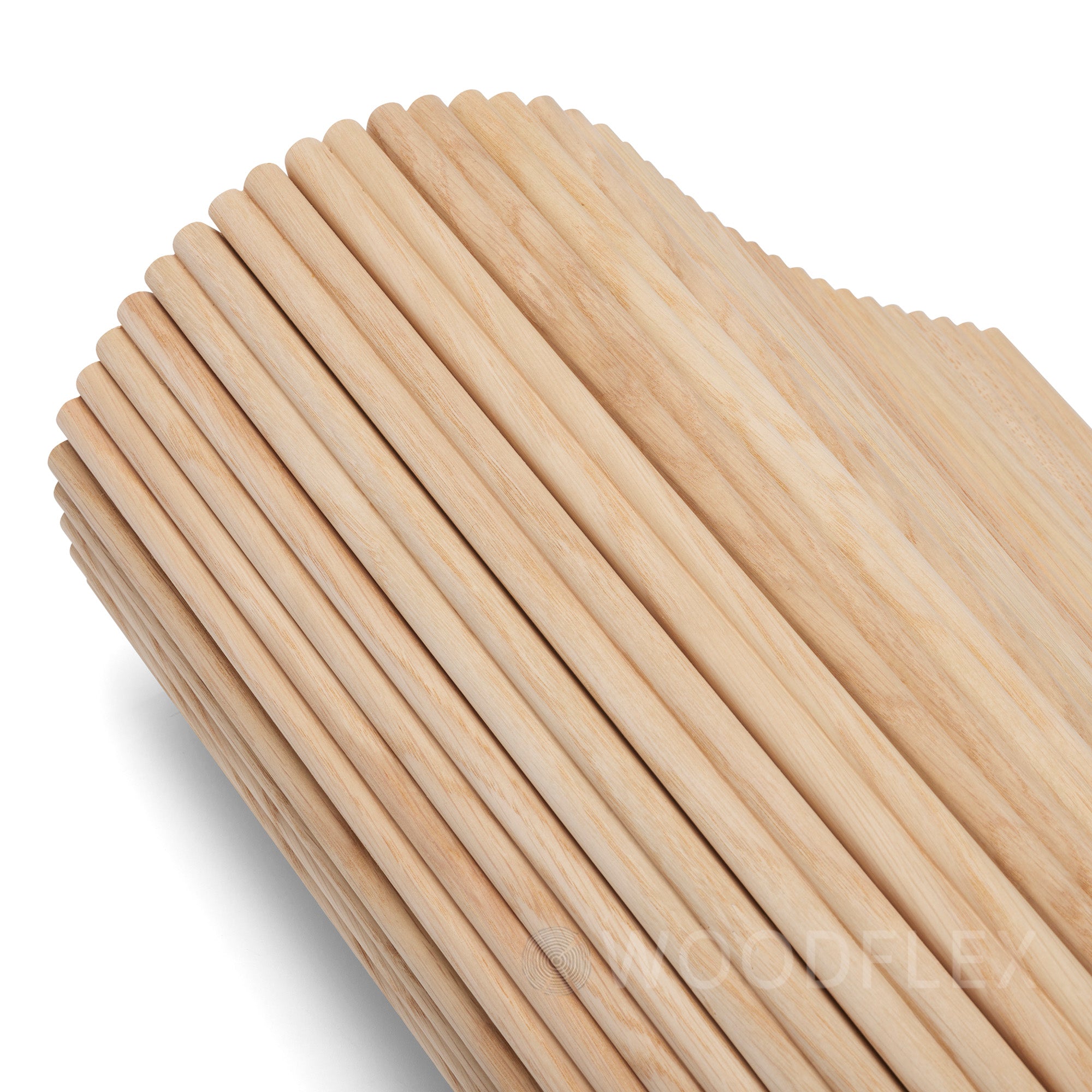 WOODFLEX Flexible Wooden Slat Wall Panel - Natural Oak Veneer - 2700mm x 600mm - Decorative Wood Slats for Modern Interior Design | Perfect for Feature Walls, Room Dividers & Ceiling Accents