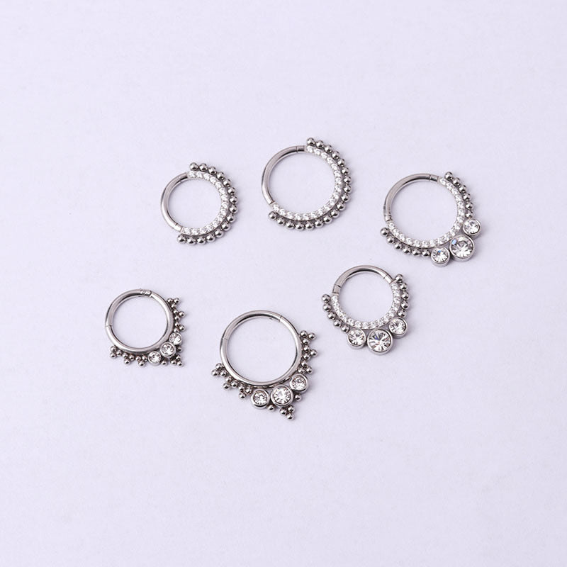 16G Surgical Steel Nose Hoop Ring - Silver Septum Piercing Jewelry for Women & Men | Perfect for Everyday Wear, Parties & Alternative Fashion