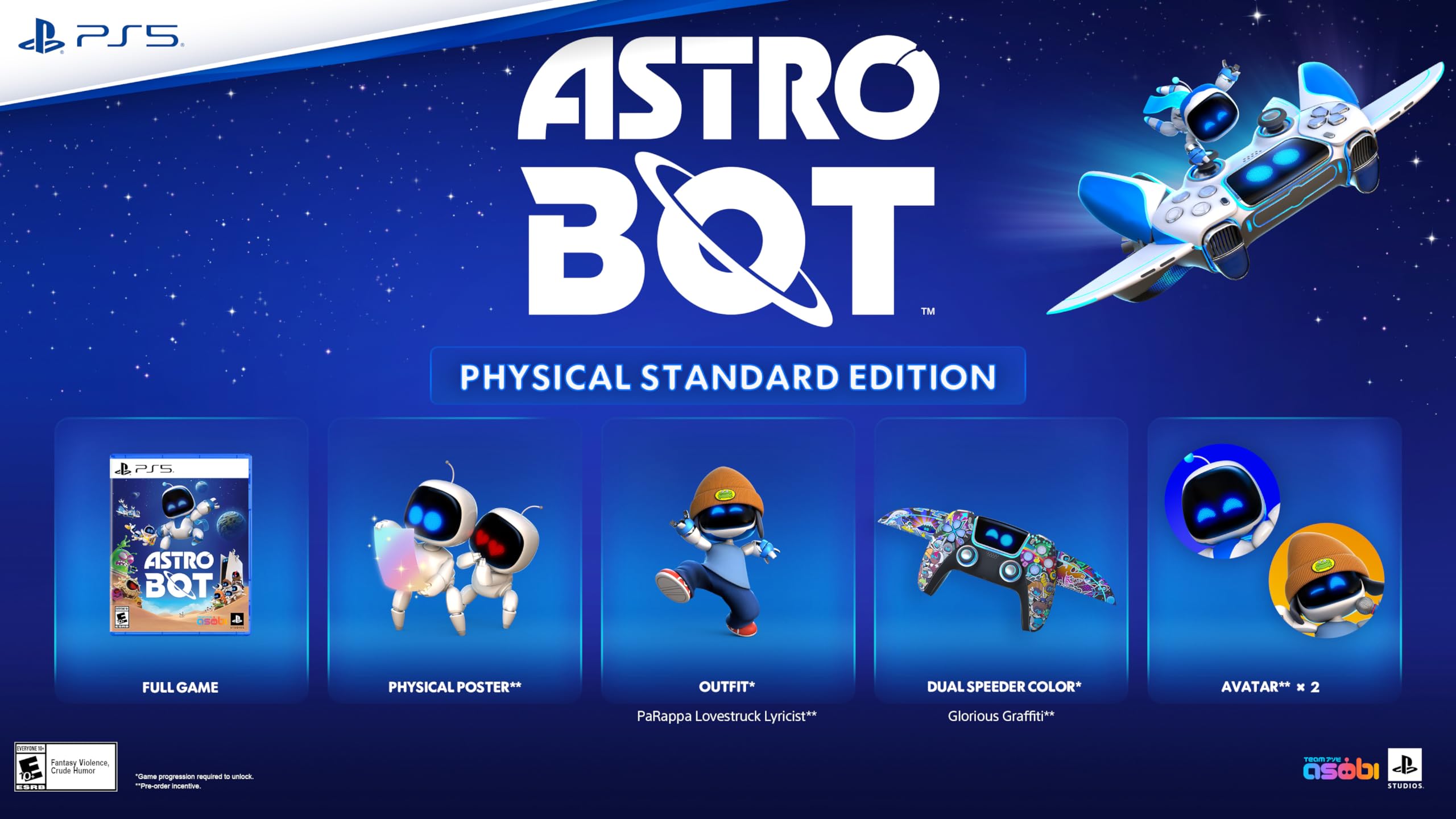 Astro Bot PS5 Game - Fun & Interactive Adventure for PlayStation 5 - Perfect for Family Game Nights & Solo Play