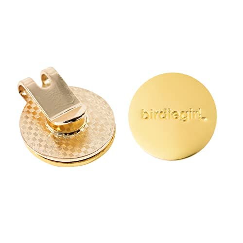Birdie Girl Women's Magnetic Golf Ball Marker Hat Clip - Stylish Golf Accessories for Women | Perfect for Golf Bags, Hats & Gloves | Great Golf Gift for Women Players