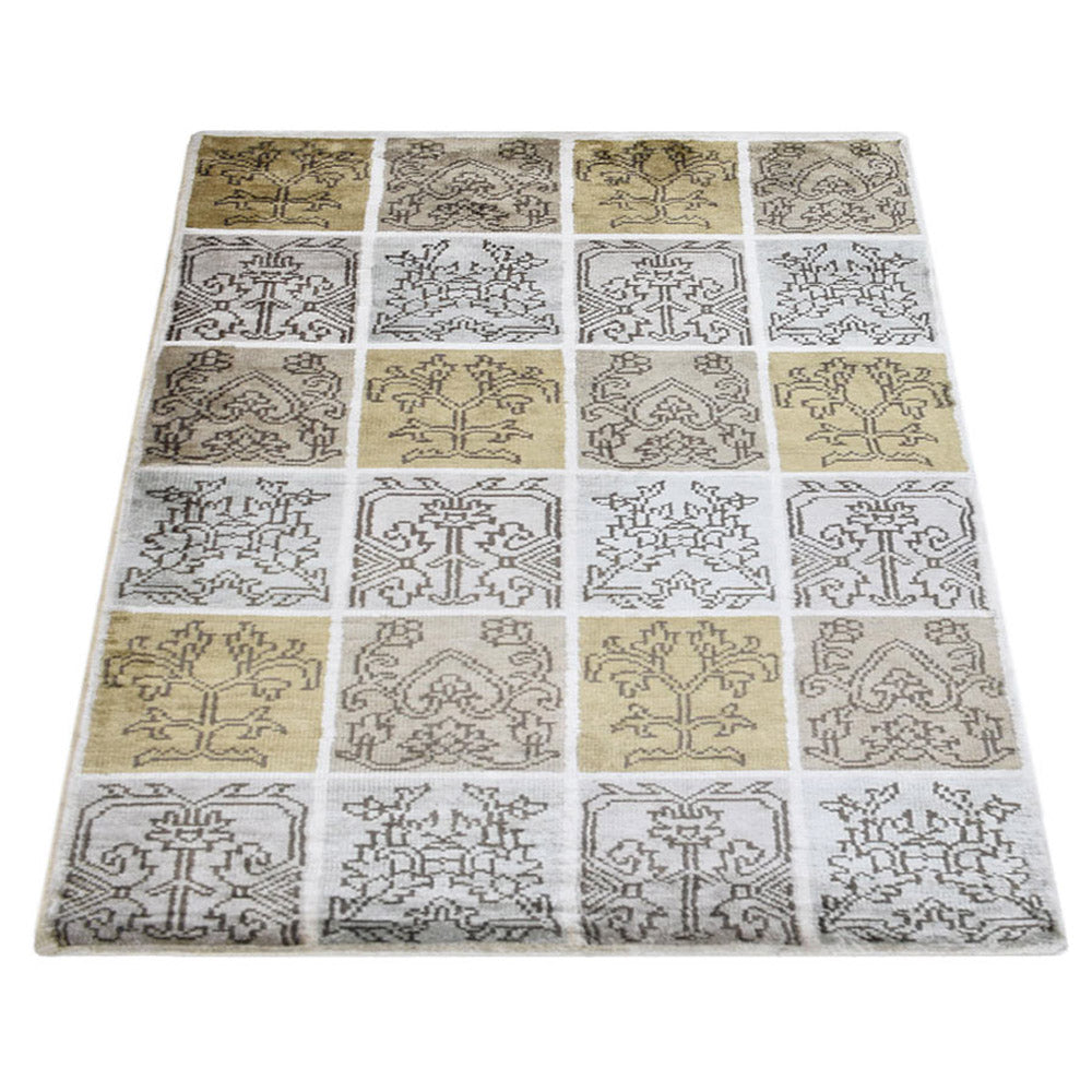 Handmade Oriental Hand Knotted Wool Rug - Traditional Persian Design for Living Room, Bedroom & Dining Area Decor
