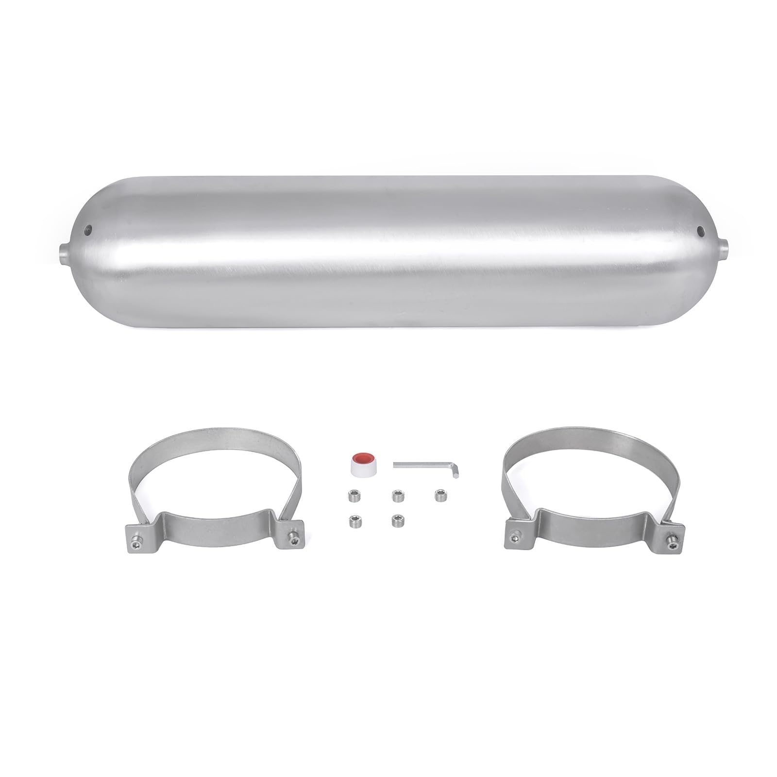 4.2 Gallon Aluminum Air Tank with 1/4 Inch NPT Ports - Lightweight & Durable for Air Suspension Systems, Off-Road Vehicles, and Custom Car Builds