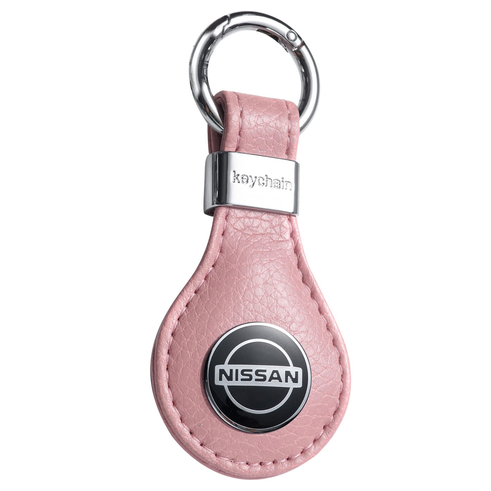 Premium Leather Keychain for Nissan Rogue Maxima Altima - Durable Car Key Ring with Logo for Men & Women - Perfect Gift for Car Enthusiasts & Daily Key Organizer