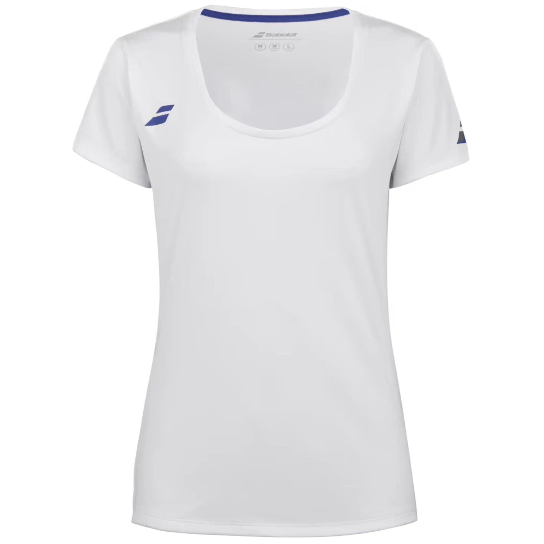 Babolat Play Cap Sleeve Women's Tennis Top - White/White | Moisture-Wicking & Breathable for Tennis & Active Wear