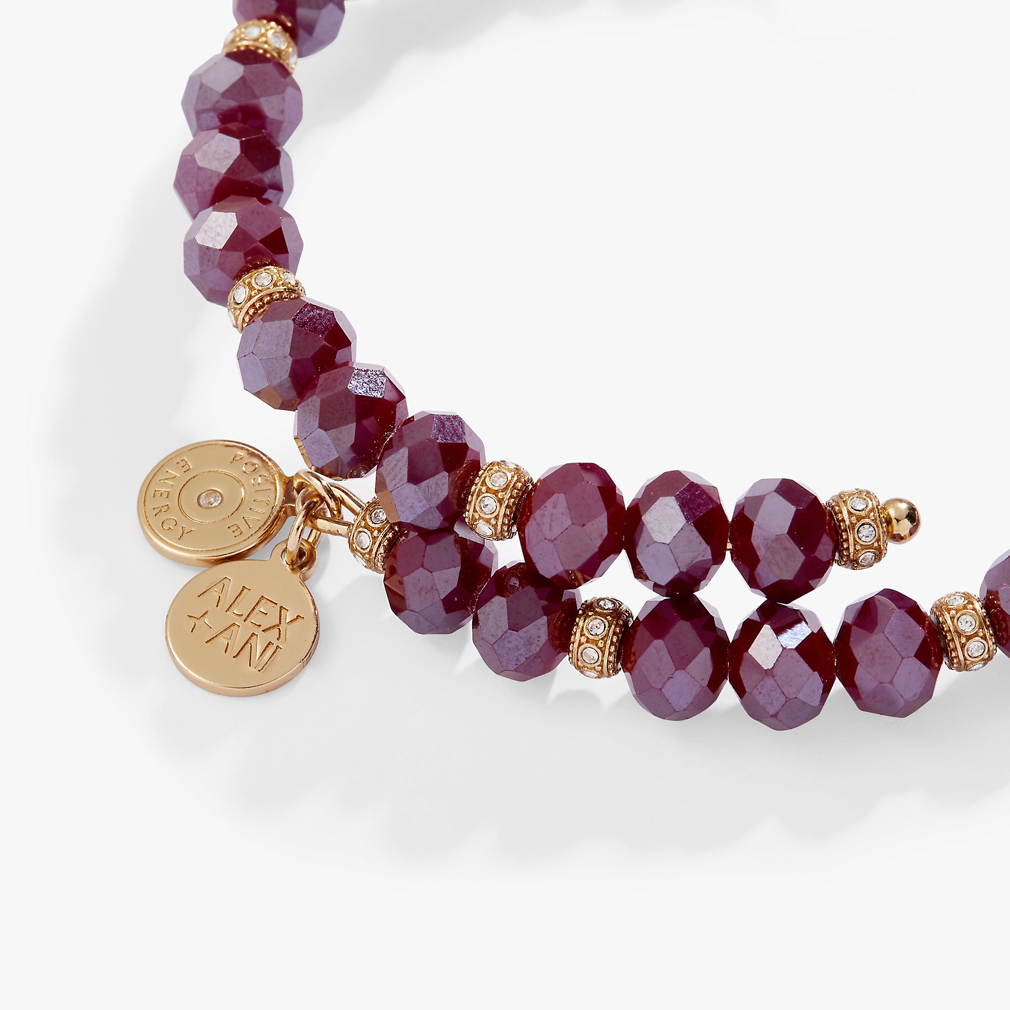Elegant Faceted Wrap Bracelet for Women - Adjustable Crystal Beaded Wrap Bracelet - Perfect for Parties, Weddings & Everyday Wear
