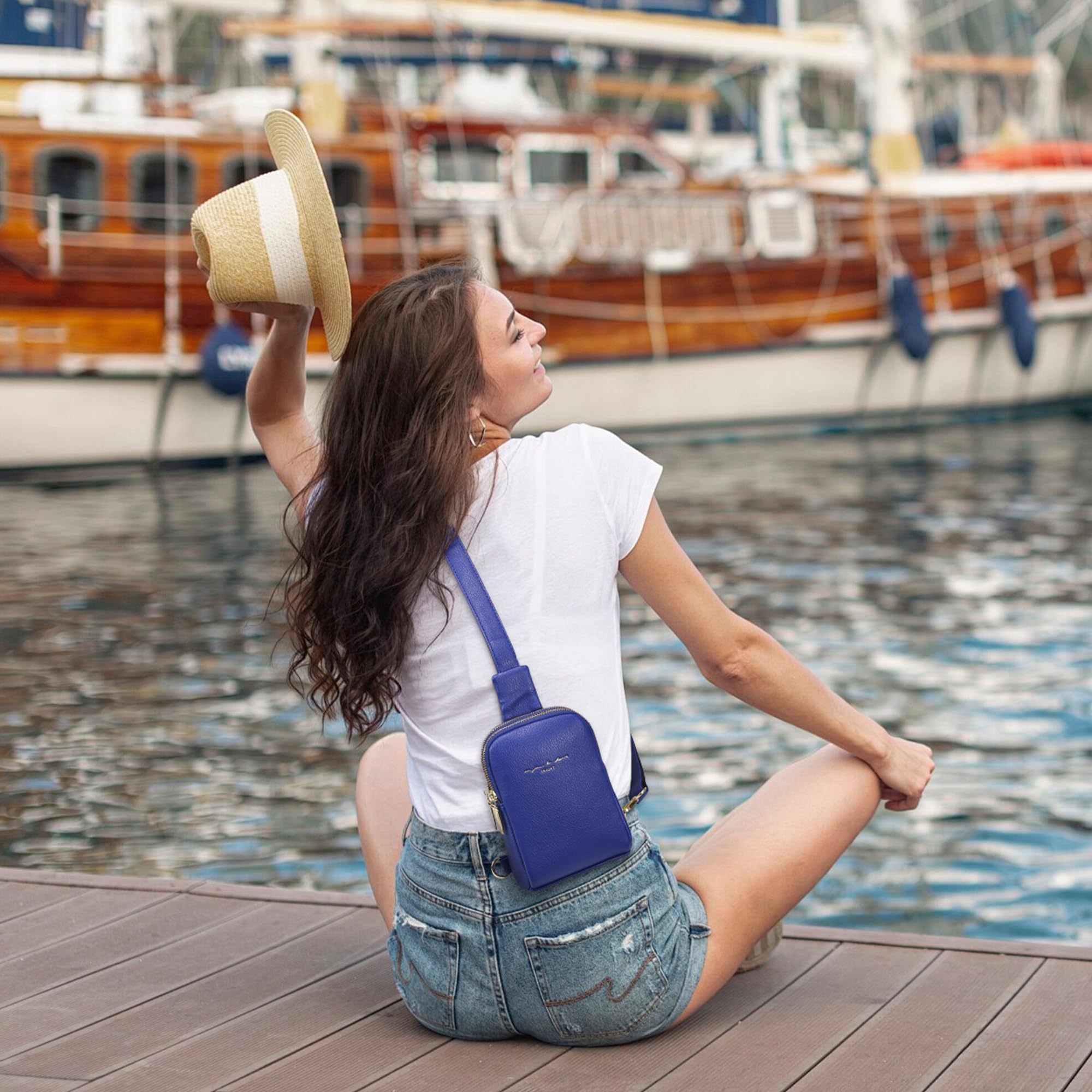 Haytijoe Women's Small Anti-Theft Crossbody Sling Bag - Lightweight Travel Purse with Adjustable Strap - Perfect for Daily Use, Shopping, Gym & Outdoor Activities