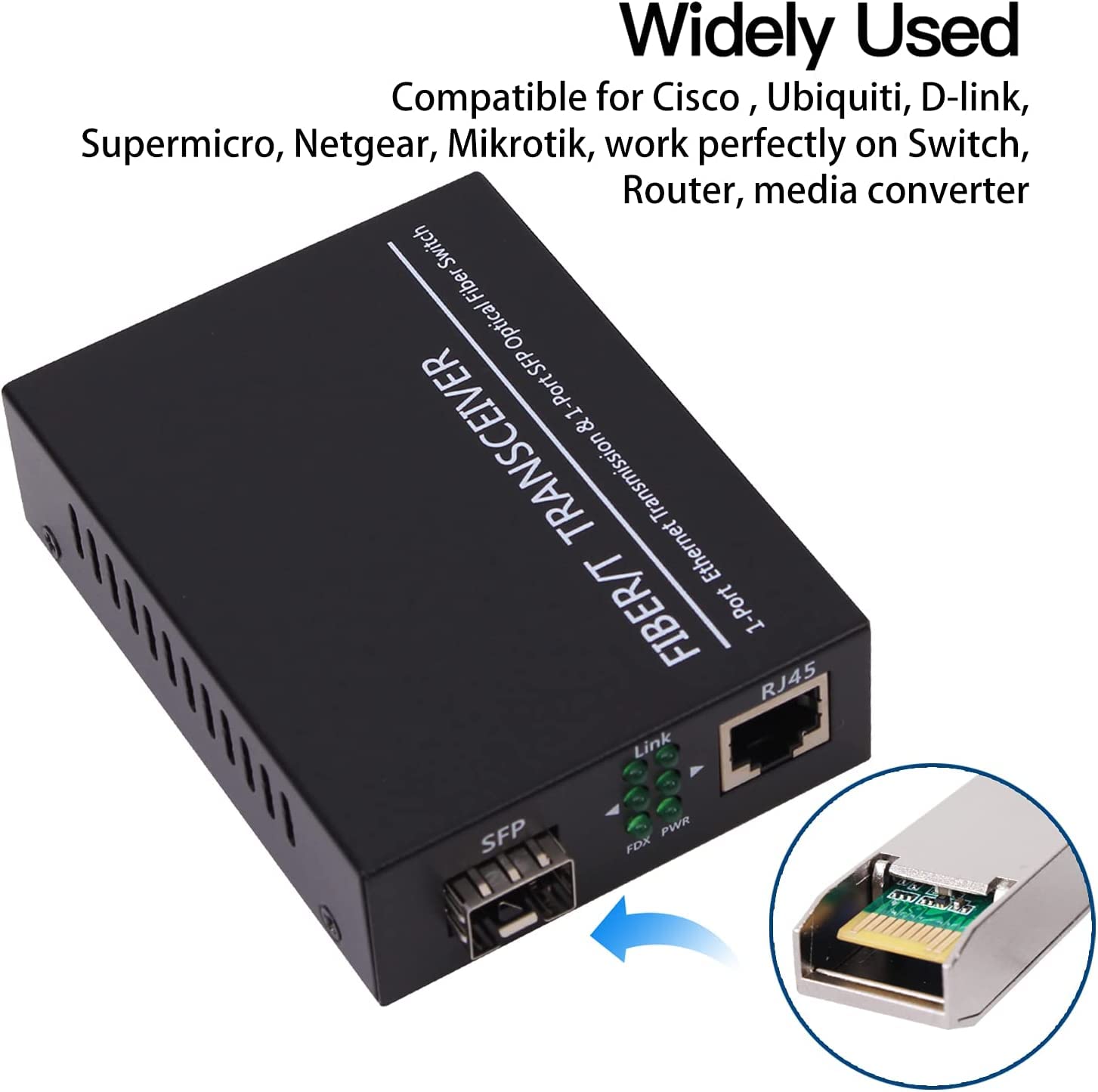 10 Pack 1.25G SFP LC Module 1000Base-LX (SMF,1310nm,20km,DDM) Single-Mode Fiber Optic Transceiver - Compatible with Cisco GLC-LH-SMD, Ubiquiti UniFi, Meraki MA-SFP-1GB-LX10, Fortinet, Mikrotik, TP-Link, Netgear, TL-SM311LS, D-Link - Ideal for Data Centers, Enterprise Networks & Telecom Applications