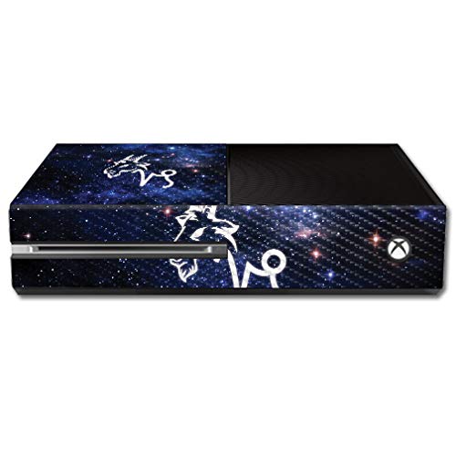 Premium Carbon Fiber Skin for Microsoft Xbox One - Capricorn Design | Protective & Durable Textured Cover | Easy to Apply & Remove | Made in USA | Perfect for Gaming Setups & Home Entertainment Systems